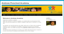 Desktop Screenshot of andrewspreschoolacademy.com